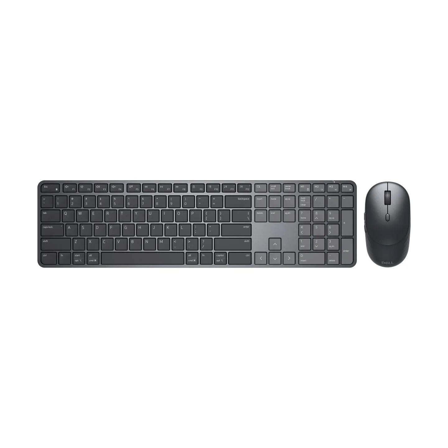 Dell Pro 7 Slim Keyboard and Mouse - KM726 - Russian (QWERTY) / 580-BDLC