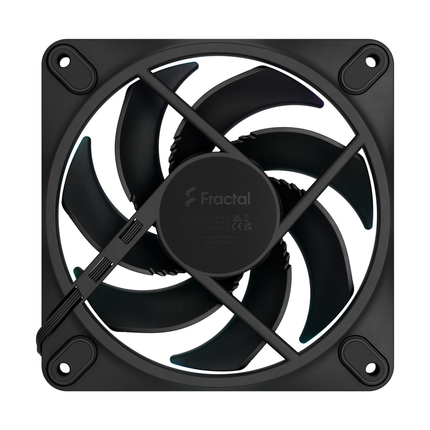 Fractal Design Momentum 12 RGB 120mm 3-pack black