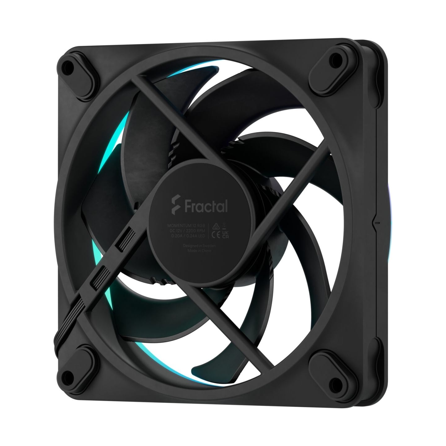 Fractal Design Momentum 12 RGB 120mm 3-pack black