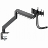 Gembird Mounting arm 3 monitors 17-27 6kg