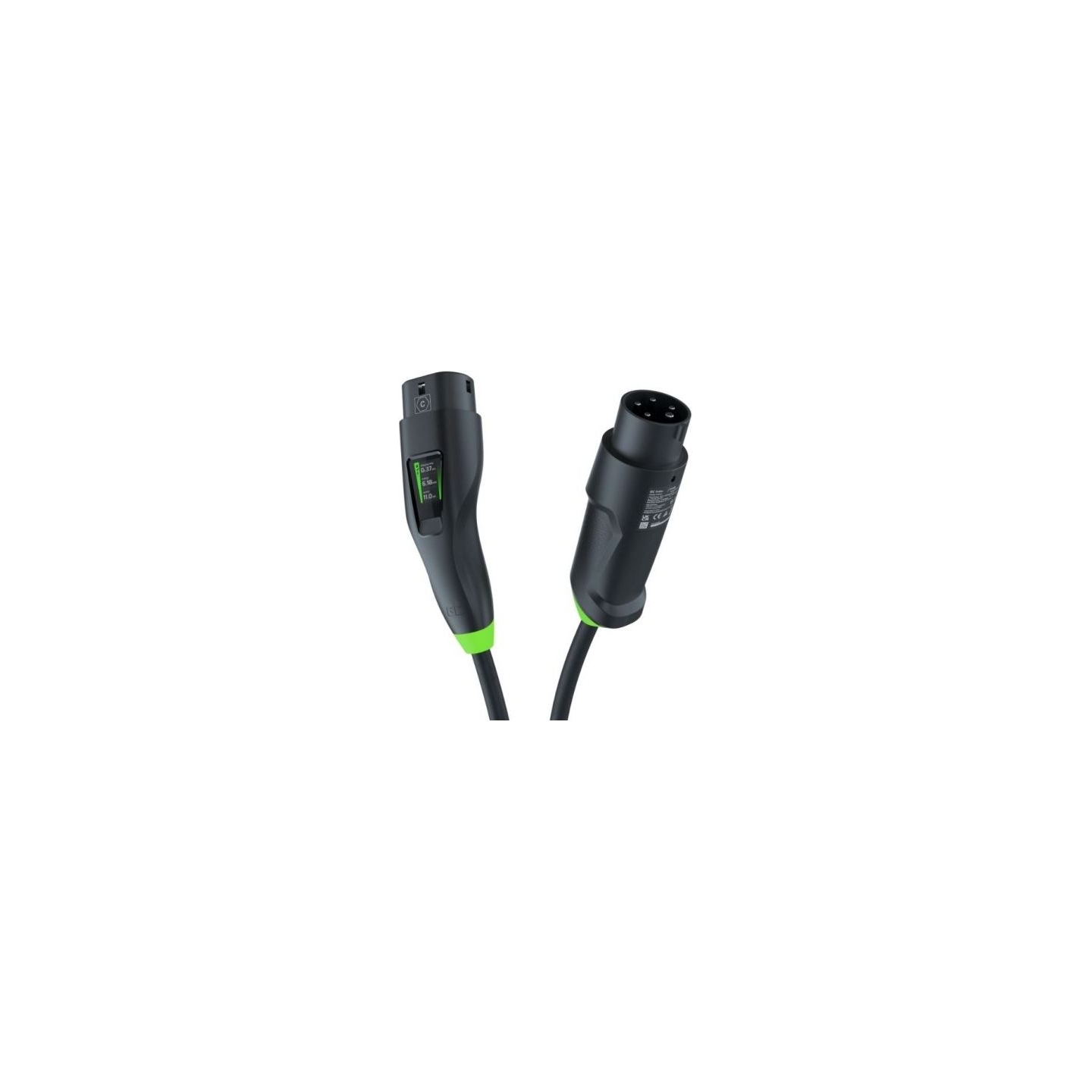 Green Cell EV mobile charger 11kW, 7m, Type 2 CEE