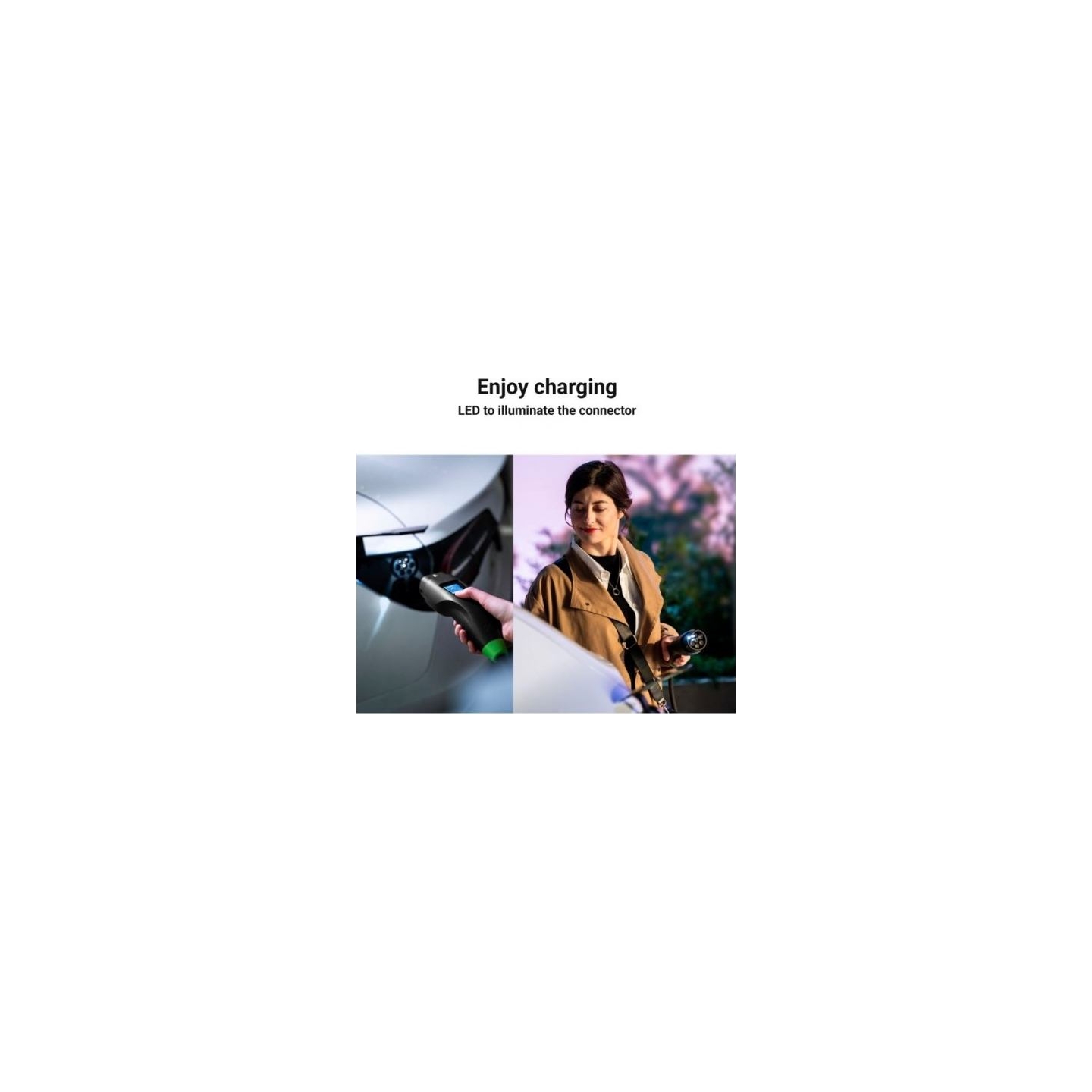 Green Cell EV mobile charger 11kW, 7m, Type 2 CEE