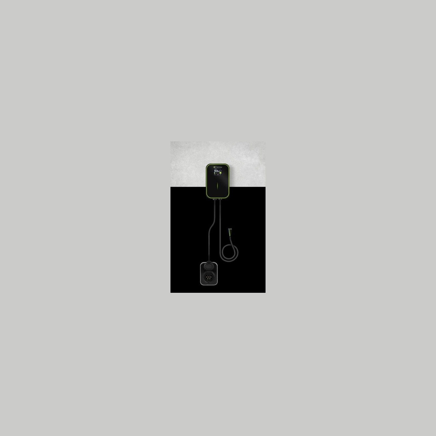 Green Cell EV wall charger PowerBox 22kW Type2 RFI