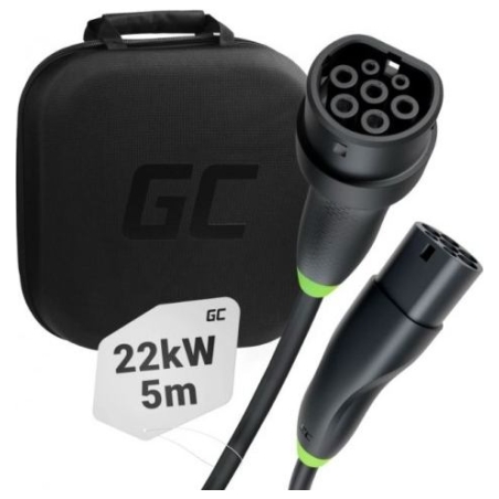 Green Cell EV cable GC Snap 22kW, 5m, Type 2