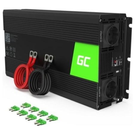 Green Cell Converter 12V/230V 1500W/3000W Mod sinus