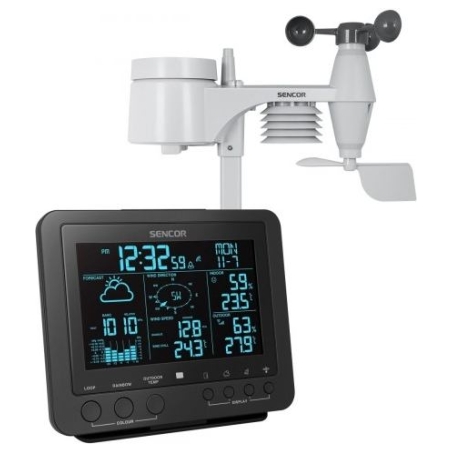 Sencor Weather station SWS 9700, Wys.PMVA TRUE COLOR 5.8 inches, 5in1