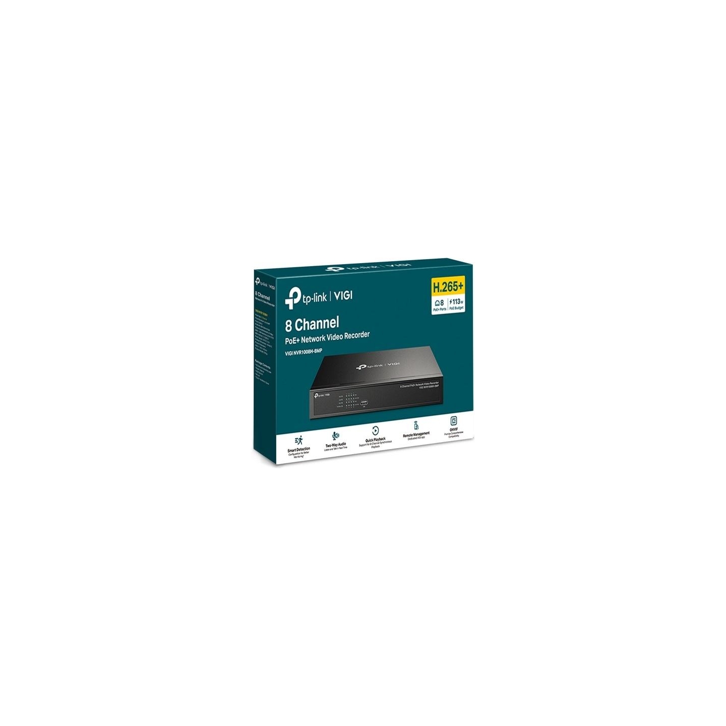 Tp-Link Video Recorer VIGI NVR1008H-8 MP 8 Channel