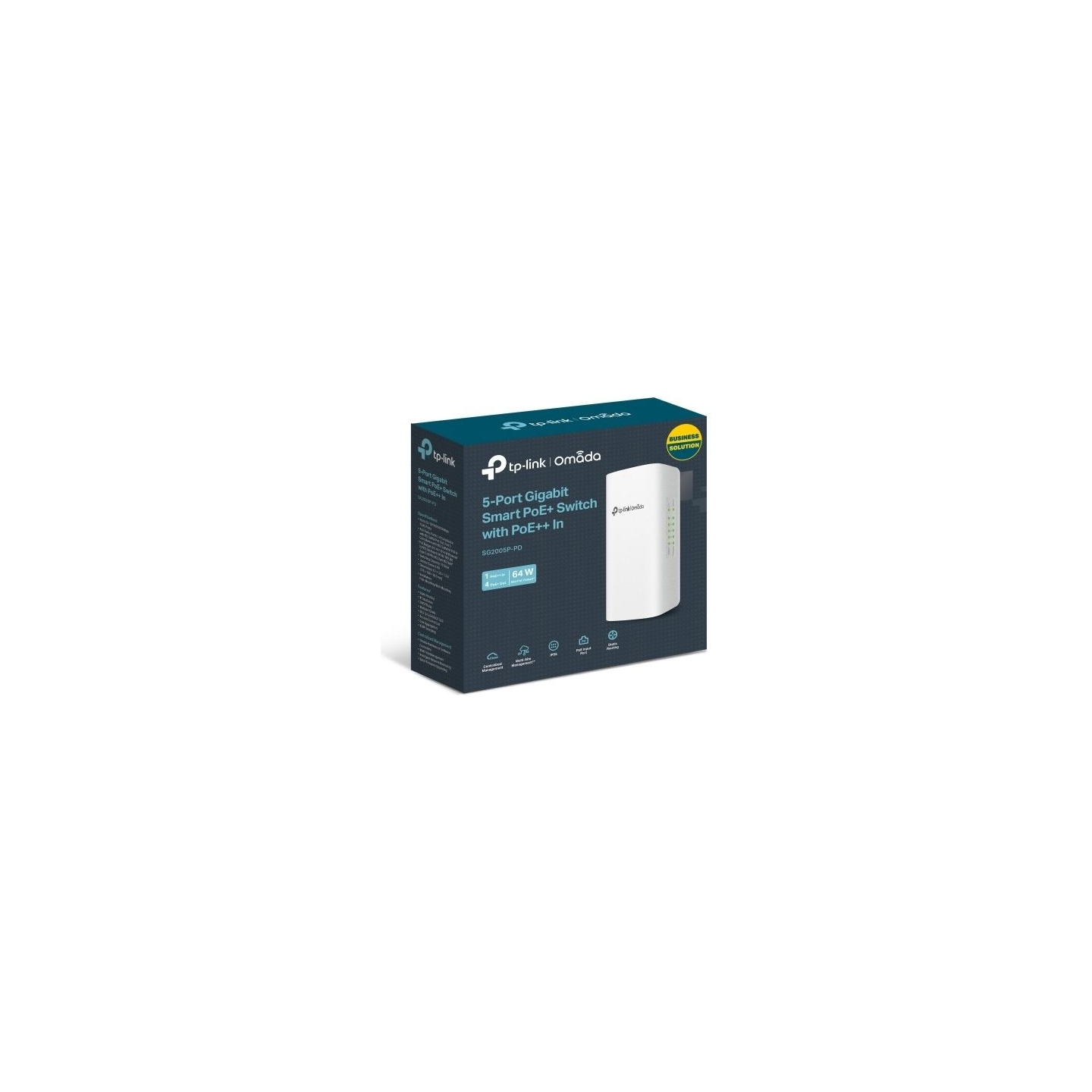 Tp-Link Switch SG2005P-PD 5xGE (1xPoE++ 4xPoE+)