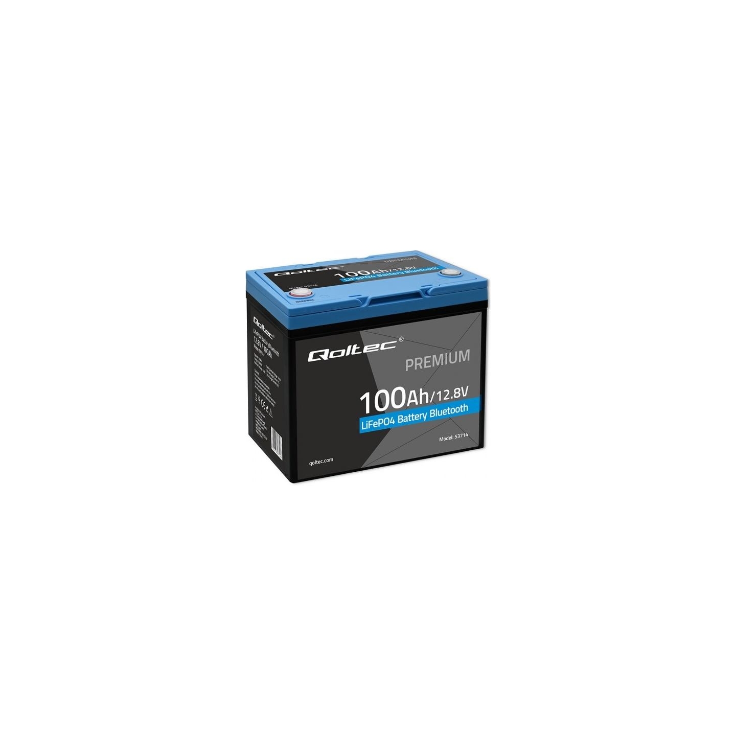 Qoltec LiFePO4 battery 12.8V 100Ah 1280Wh BMS
