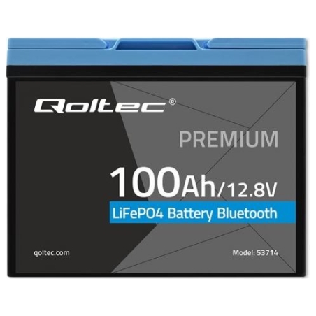 Qoltec LiFePO4 battery 12.8V 100Ah 1280Wh BMS
