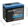 Qoltec LiFePO4 battery 12.8V 100Ah 1280Wh BMS