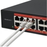 Qoltec Gigabit Ethernet SWITCH PoE 16xRJ45 2xSFP