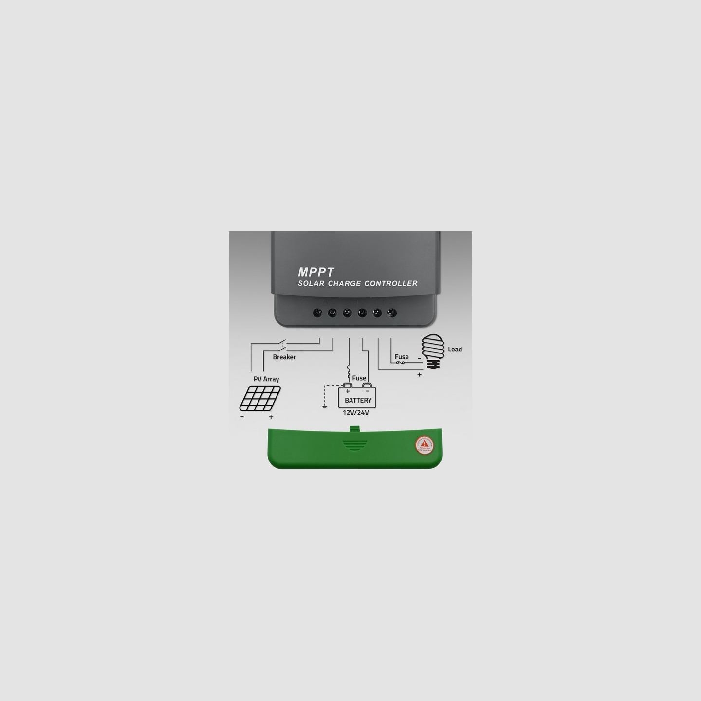 Qoltec Solar charge controller MPPT 60A 12V24V LCD