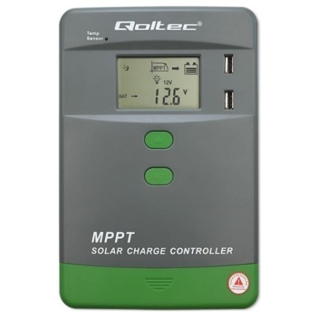 Qoltec Solar charge contorller MPPT 30A 12V24V LCD
