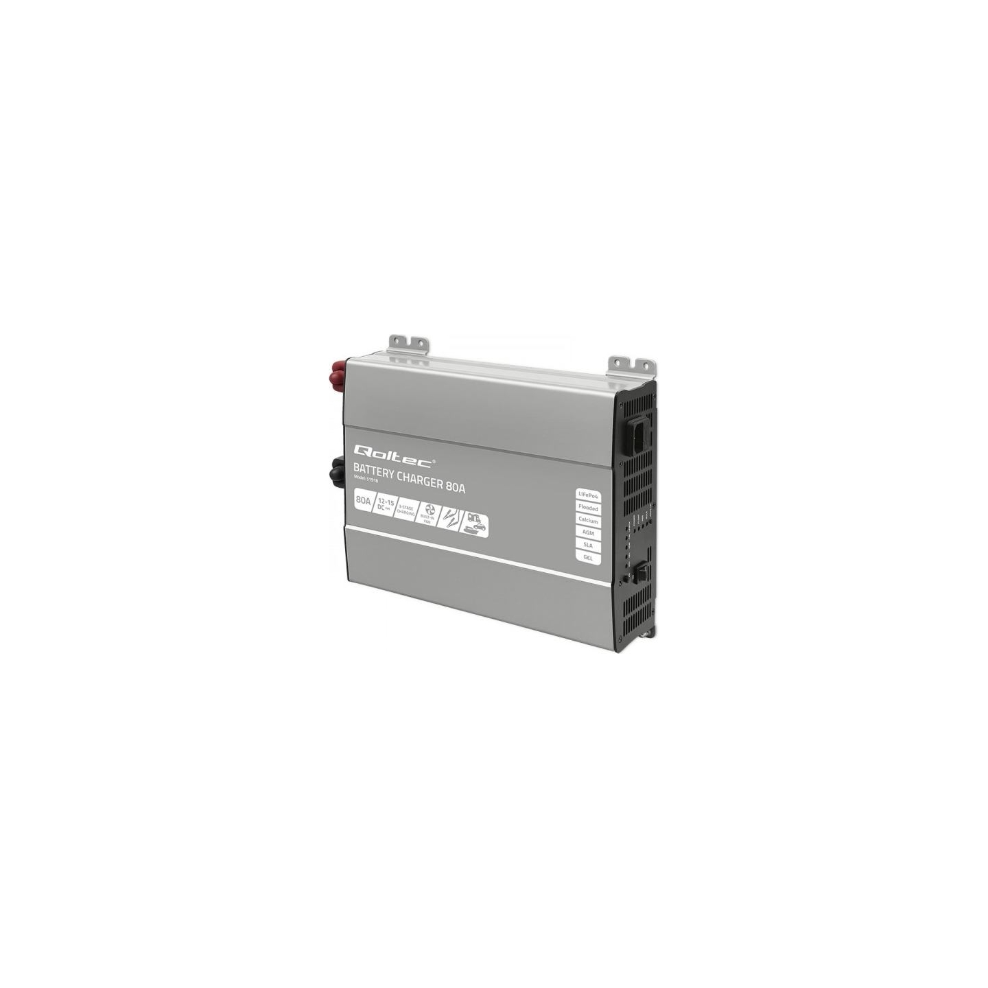 Qoltec Charger for LiFePO4 AGM GEL SLA batteries 80A