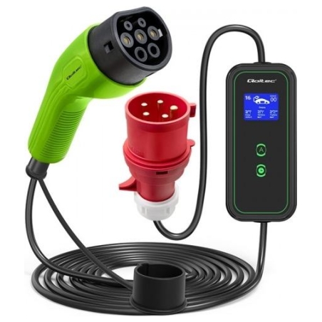 Qoltec Mobile EV charger with adjustable 2in1