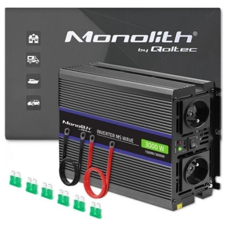 Qoltec Voltage converter 1500W,3000W MS Wave