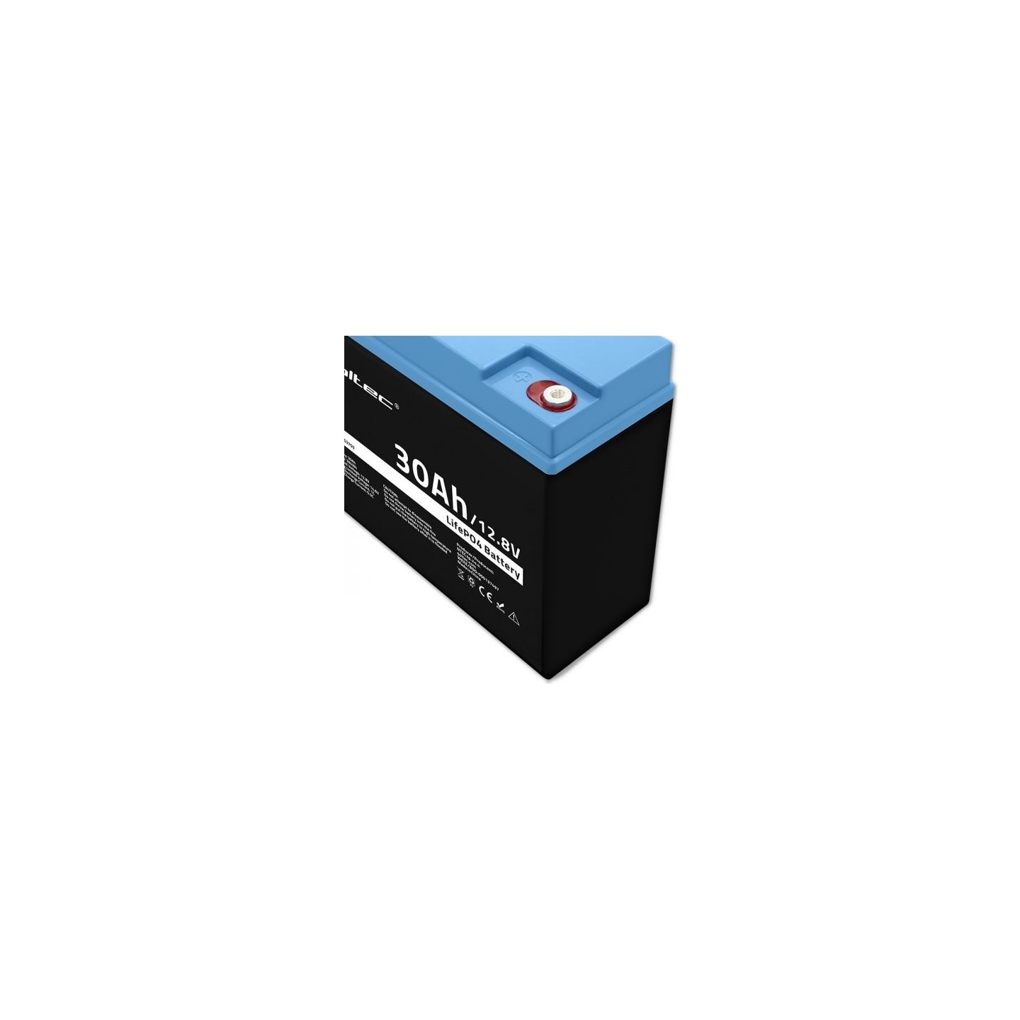 Qoltec LiFePO4 battery 12.08V, 30Ah, 384Wh, BM