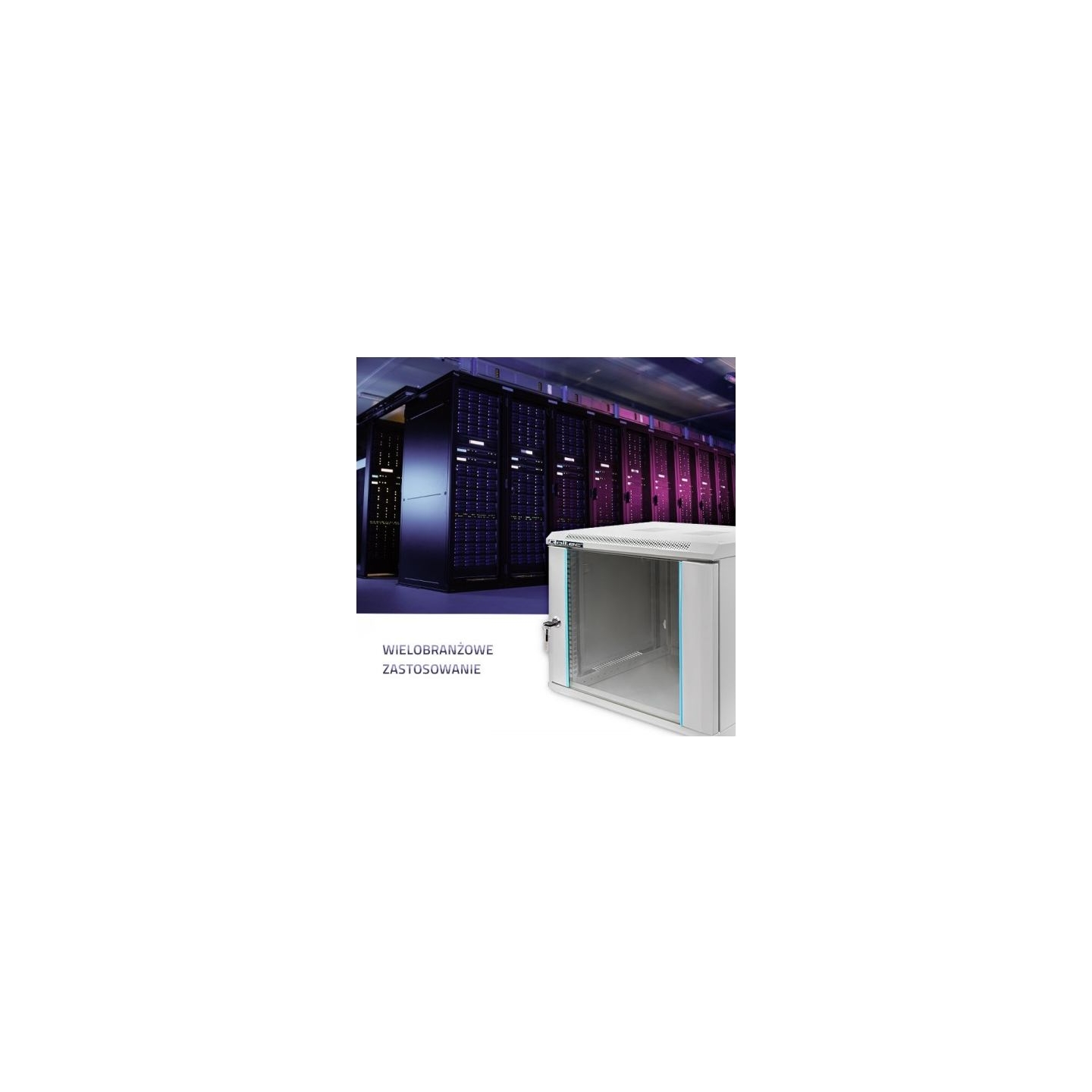 Qoltec RACK cabinet 19inches 600 x 600 x 500