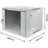Qoltec RACK cabinet 19inches 600 x 600 x 500