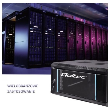 Qoltec RACK cabinet 19inches, 6U, 600 x 370 x 600