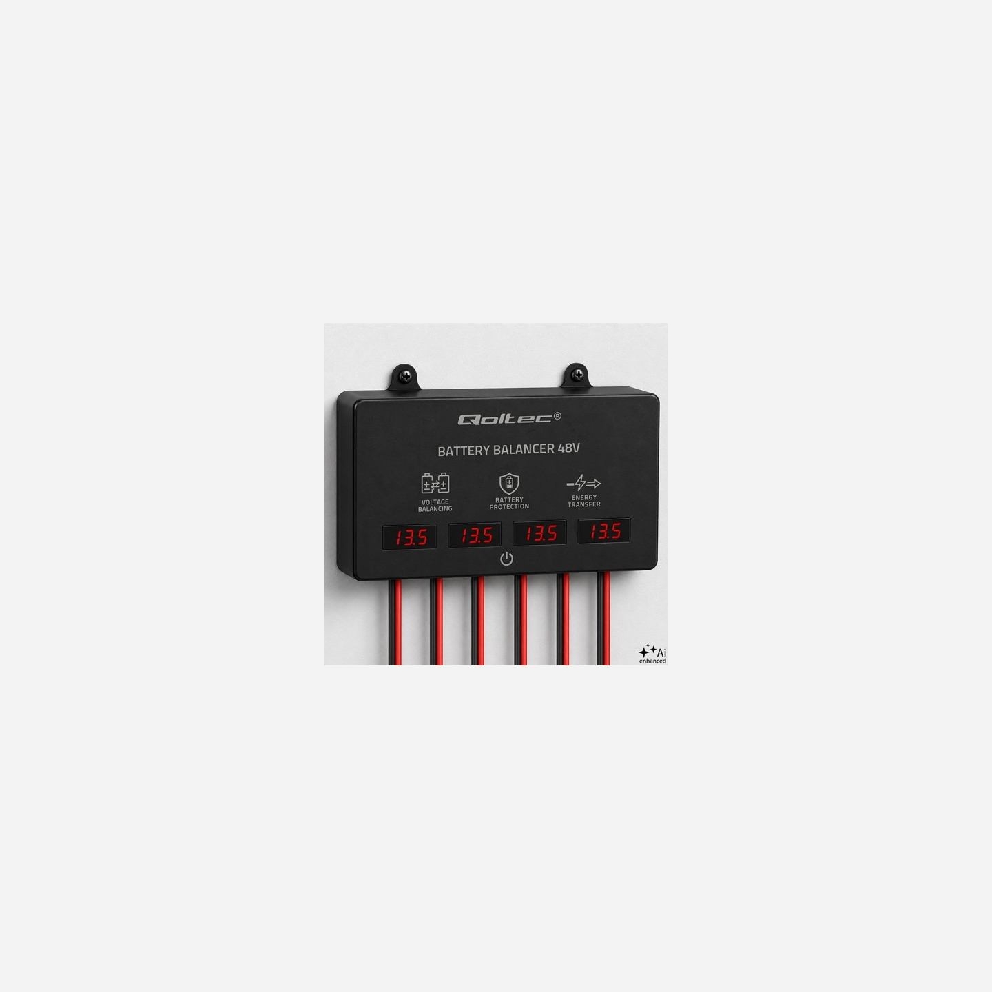 Qoltec Voltage balancer for 48V batteries 4x12V 10A LED
