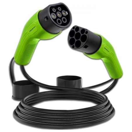 Qoltec EV cable type2 for car charging 400V 11kW 16A