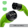 Qoltec EV cable type2 for car charging 400V 11kW 16A