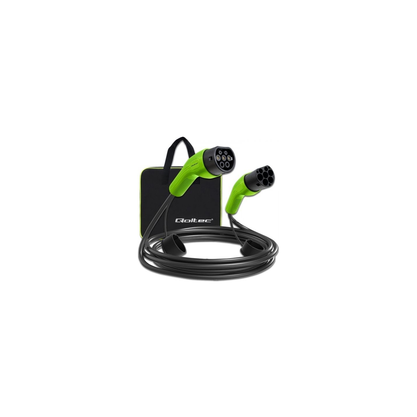 Qoltec EV cable type2 for car charging 400V 11kW 16A
