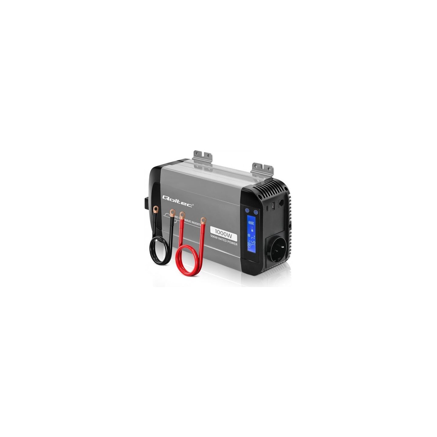 Qoltec Pure sine wave inverter 12V to 230V 500W 1000W