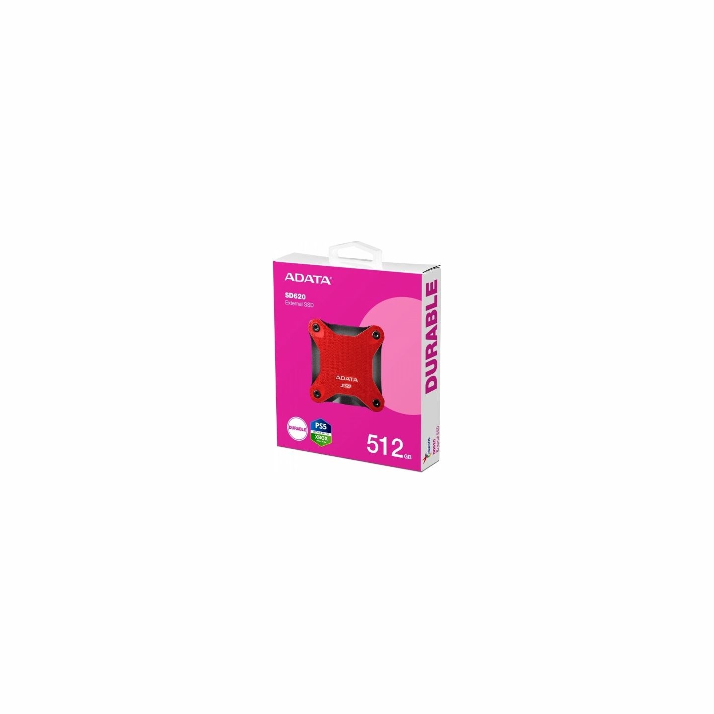 A-Data SSD External SD620 512G U3.2A 520/460 MB/s red