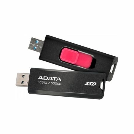 A-Data SSD External SC610 500GB USB3.2A Gen2 Black