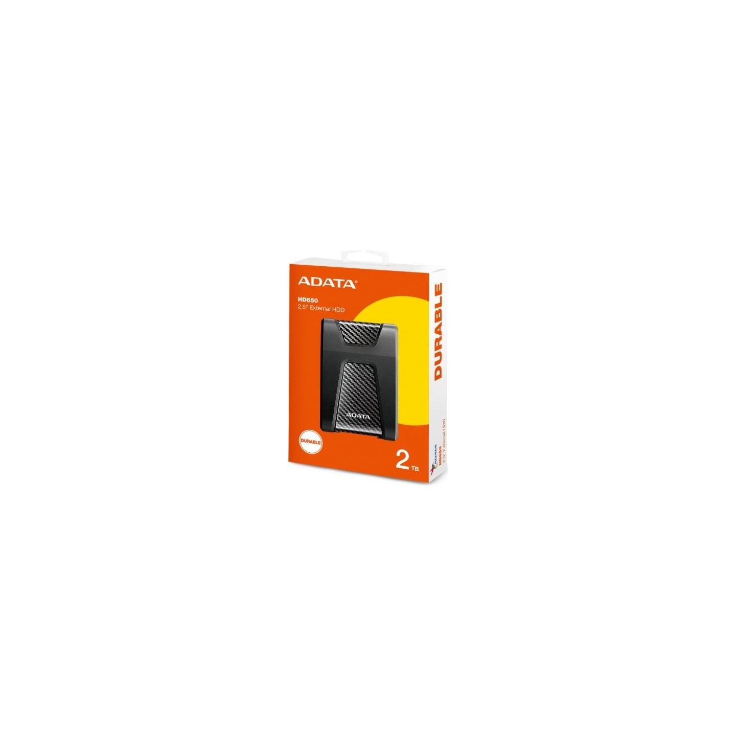 A-Data HDD DashDrive Durable HD650 2TB 2.5 USB3.1 black