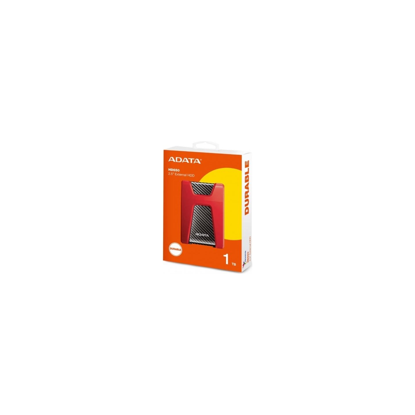 A-Data HDD DashDrive Durable HD650 1TB 2.5 USB3.0 red