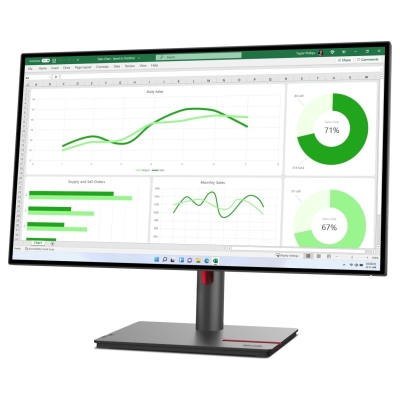 Lenovo 68.6cm (27") 2560 x 1440 W-LED IPS, 16:9, 350cd/m², 1.073B, 6ms, 178°/178°, 1000:1 / 63A2GAT1EU