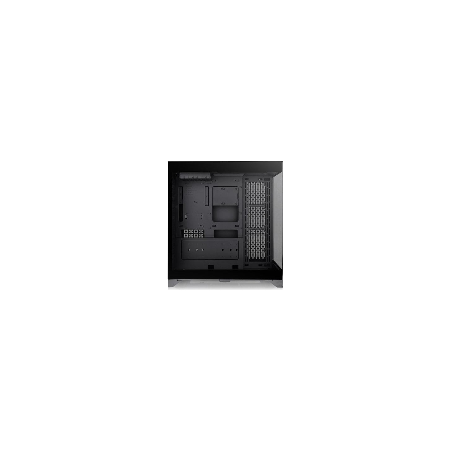 Thermaltake PC case CTE E600 MX Tempered Glass, glass side - black