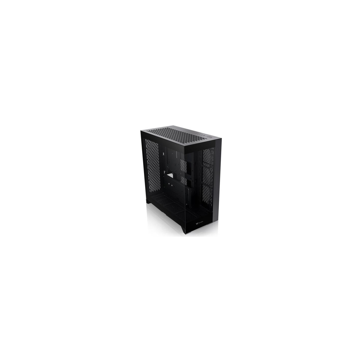 Thermaltake PC case CTE E600 MX Tempered Glass, glass side - black