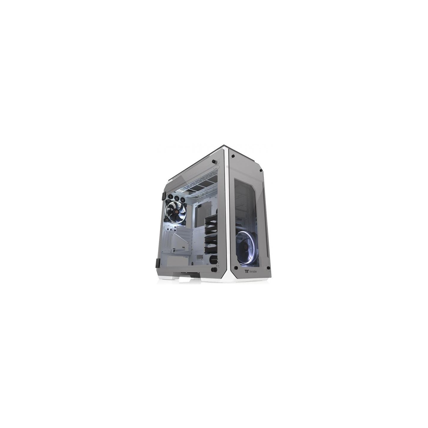 Thermaltake Case View 71 Riing Tempered Glass E-ATX Full Tower - Snow Edition