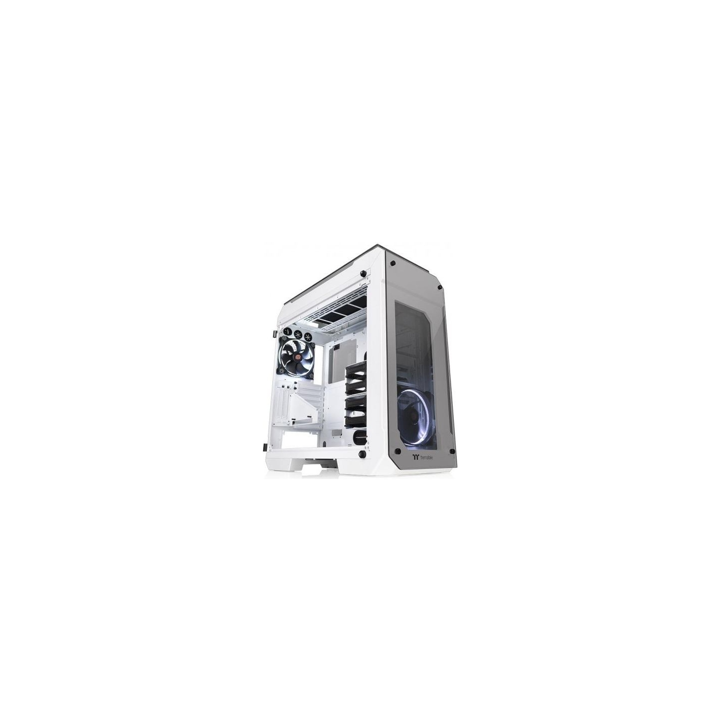 Thermaltake Case View 71 Riing Tempered Glass E-ATX Full Tower - Snow Edition