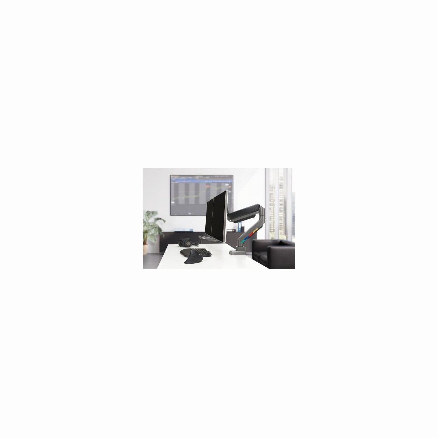 Kensington Dual Monitor Arm SmartFit