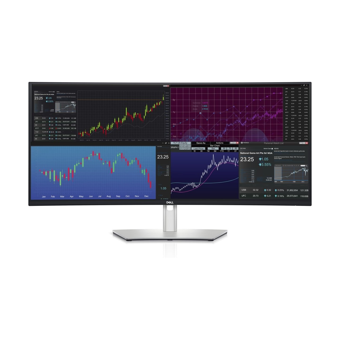 Dell UltraSharp 38 Curved USB-C Hub Monitor - U3824DW - 95.25cm (37.5") / 210-BHXB
