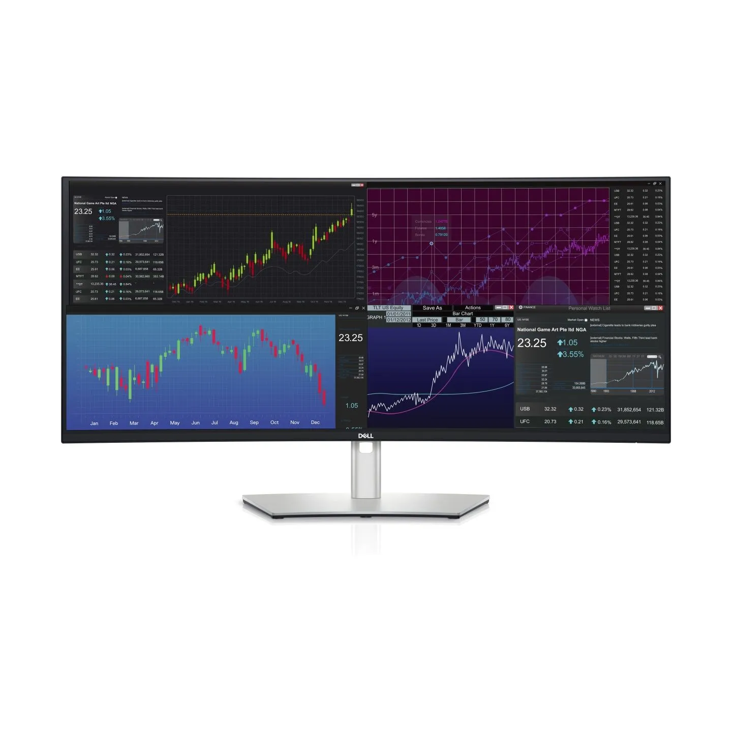 Dell UltraSharp 38 Curved USB-C Hub Monitor - U3824DW - 95.25cm (37.5") / 210-BHXB