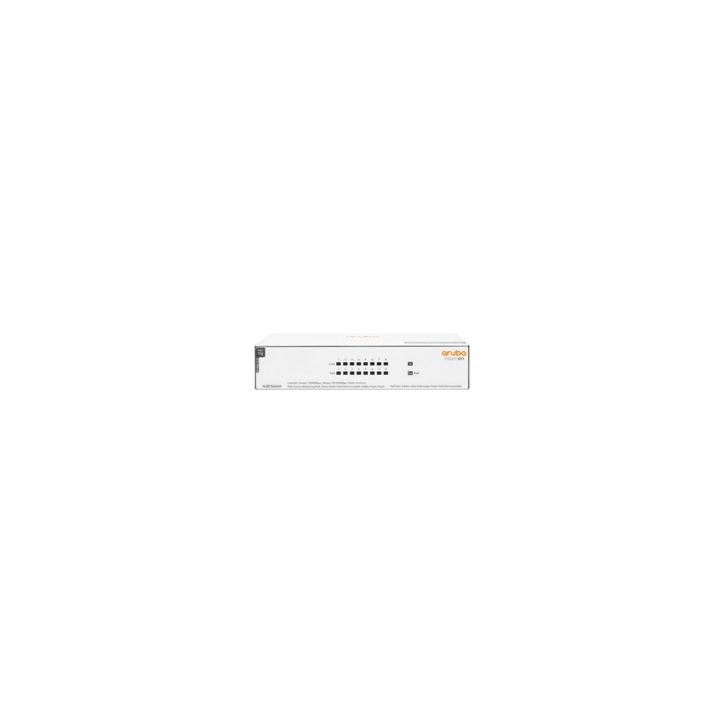 HP Switch ARUBA Instant On 1430 8x1GbE PoE R8R46A