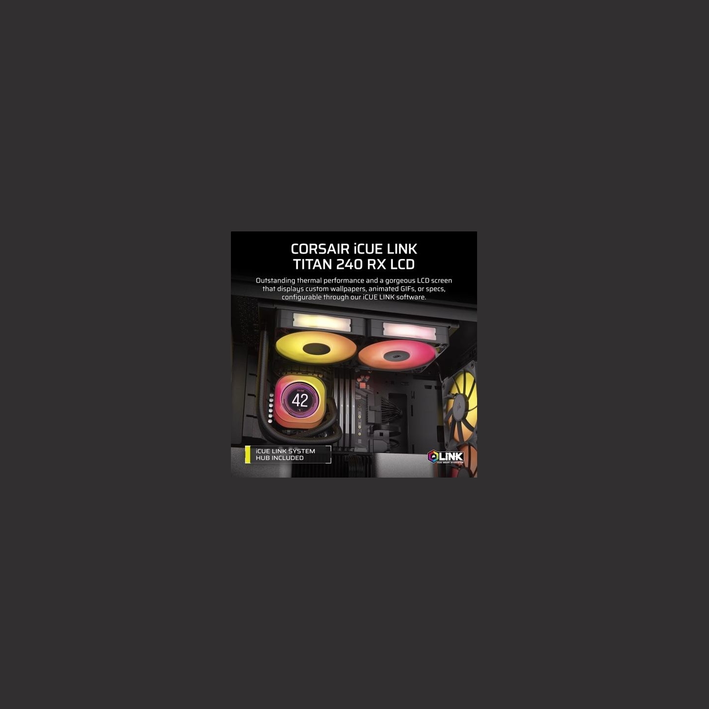 Corsair Cooler CPU iCUE LINK TITAN 240 RX RGB AIO 240mm
