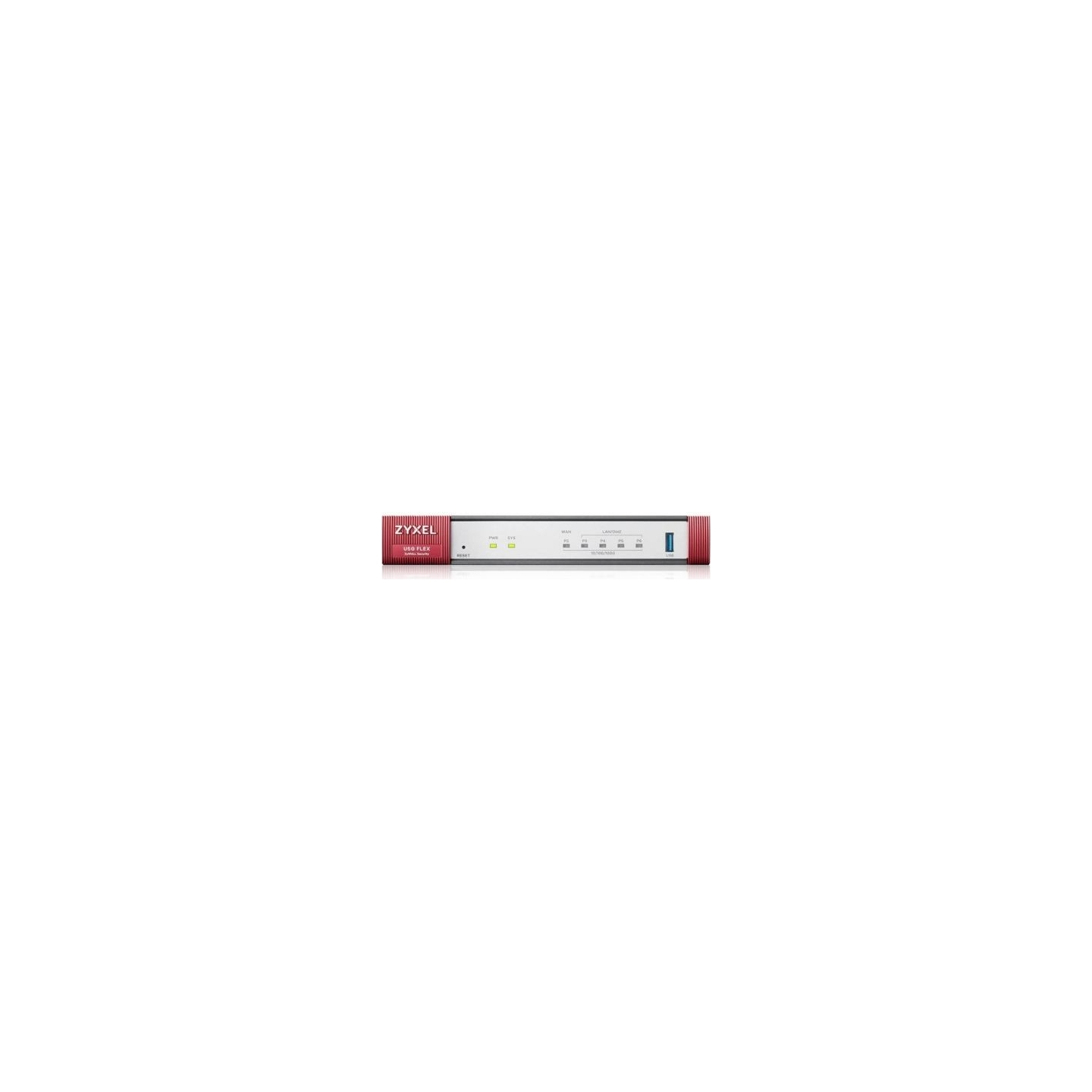 Zyxel Firewall USG FLEX 50 H, 5 Gigabit user-definable ports, 1*USB with YR Entry Defense Pack