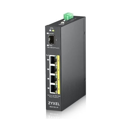 Zyxel RGS100-5P Switch Unmanaged PoE SFP