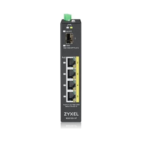 Zyxel RGS100-5P Switch Unmanaged PoE SFP