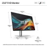 HP 724pf Series 7 Pro FHD Monitor - 23.8" 1920x1080 FHD 300-nit 100Hz AG, IPS, HDMI/DisplayPort Daisy-Chain, 4x USB-A, height ad