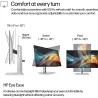HP 724pf Series 7 Pro FHD Monitor - 23.8" 1920x1080 FHD 300-nit 100Hz AG, IPS, HDMI/DisplayPort Daisy-Chain, 4x USB-A, height ad