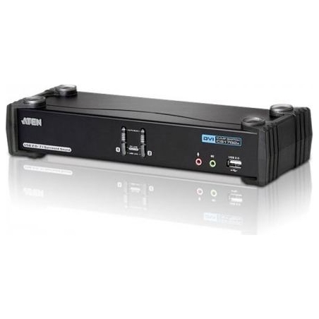 Aten 2-Port USB DVI CH7.1 Audi KVMP Switch CS1782